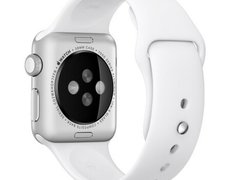 Curea iUni compatibila cu Apple Watch 1/2/3/4/5/6/7, 40mm, Silicon, White