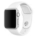 Curea iUni compatibila cu Apple Watch 1/2/3/4/5/6/7, 44mm, Silicon, White