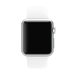 Curea iUni compatibila cu Apple Watch 1/2/3/4/5/6/7, 44mm, Silicon, White