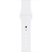 Curea iUni compatibila cu Apple Watch 1/2/3/4/5/6/7, 40mm, Silicon, White